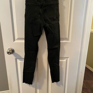 High rise black skinny Jean